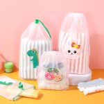 Clear PVC Makeup Bag – Cute Illustration, TSA-Friendly & Easy Clean - Image 3