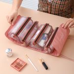 4-in-1 Detachable Travel Makeup Bag – Large Capacity Modular Organizer