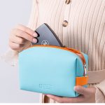 Waterproof PU Makeup Bag – Portable Storage for Travel & Bathroom Use