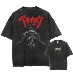 Berserk Behelit Skull X Brand Of Sacrifice Vintage Washed Tee