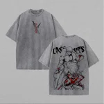 Maki Zenin x Toji Fushiguro Jujutsu Kaisen Washed T-Shirt – Anime Graphic Streetwear Tee