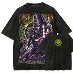 Yu-Gi-Oh Dark Magician Spellcaster Anime Vintage Washed T-Shirt