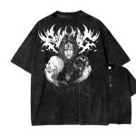 Attack On Titan The Rumbling Death Metal Style Washed Tee