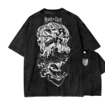 Attack On Titan Anime Shirt – Vintage Washed Graphic Streetwear Tee