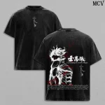 Eren Yeager Attack On Titan Vintage Anime Shirt – 90s Anime Graphic Tee, Oversized Anime T-Shirt