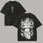 Portgas D Ace One Piece Washed Anime T-Shirt – Vintage Anime Shirt, 90s Anime Graphic Tee
