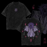 Uzumaki Naruto Vintage Washed Anime Tee – Death Reaper Seal Graphic Shirt