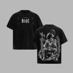 Anime Clothing Solo Leveling Igris Washed Vintage T-Shirt - Retro Manga Oversized Tee For Anime Fans Streetwear