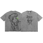 Anime Fan Apparel Maomao The Apothecary Diaries Vintage Washed T-Shirt – Retro Anime Manga Streetwear Oversized Tee