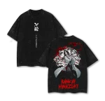 Bankai Minazuki Retsu Unohana Bleach Thousand Year Blood War Vintage Washed Anime T-Shirt Gotei 13 Captain Tee