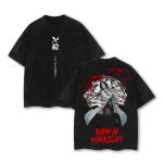 Bankai Minazuki Retsu Unohana Bleach Thousand Year Blood War Vintage Washed Anime T-Shirt Gotei 13 Captain Tee