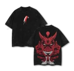 Bleach Anime Manga Retro Vintage Washed T-Shirt Double Printed Graphic Tee Anime Lover Gift Oversized