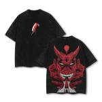 Bleach Anime Manga Retro Vintage Washed T-Shirt Double Printed Graphic Tee Anime Lover Gift Oversized