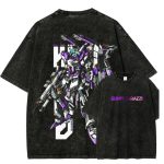 Gunpla Mecha Anime Washed T-Shirt – Gundam Robot Graphic Vintage Tee