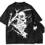 Attack On Titan Trio Heroes Washed Vintage Scout Regiment Graphic Tee