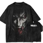 Attack On Titan Eren Jaeger Unleashed Washed Graphic T-Shirt