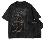 Eren Yeager Roar Attack On Titan Washed Graphic T-Shirt