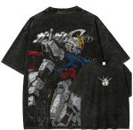 Sunrise Gundam Washed Graphic T-Shirt – Japanese Mecha Anime Vintage Tee (Copy)