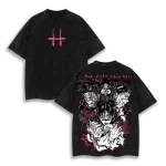 Choso Kamo Jujutsu Kaisen Anime Vintage Washed Oversized T-Shirt Blood Manipulation Manga Graphic Tee
