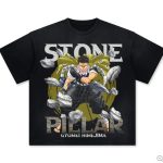 Demon Slayer Anime Manga Retro Graphic Streetwear Vintage Washed T-Shirt
