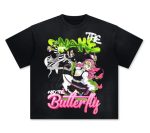 Demon Slayer Kimetsu No Yaiba Anime Manga Vintage Streetwear Washed T-Shirt