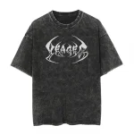 Eren Yeager Founding Titan Attack On Titan Vintage Washed Oversized Anime T-Shirt Graphic Tee