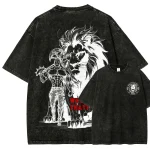 Escanor Seven Deadly Sins Vintage Washed Tee Lion's Sin Of Pride Anime Shirt