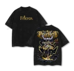 Frieren Beyond Journey’s End Limited Edition Anime Vintage Washed Oversized Anime Graphic T-Shirt