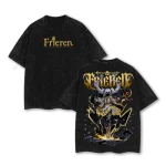 Frieren Beyond Journey’s End Limited Edition Anime Vintage Washed Oversized Anime Graphic T-Shirt