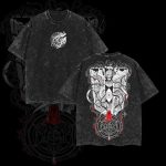 Fullmetal Alchemist Brotherhood Gate of Truth Anime Vintage Washed T-Shirt Anime Manga Graphic Tee
