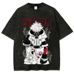 Gachiakuta Anime Rebel Character Vintage Washed Graphic T-Shirt