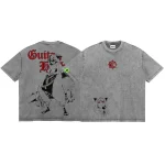 Gachiakuta Guita Hebby Heavyweight Oversized Washed Shirt - Vintage Anime Japanese Streetwear Tee