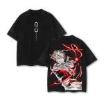 Gojo Satoru Jujutsu Kaisen Execution Shibuya Incident Culling Game Prelude Vintage Washed Oversized Anime T-Shirt