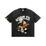 Gon Freecss And Killua Zoldyck Vintage Anime Washed T-Shirt - Japanese Anime Oversized Streetwear Tee For Men And Women