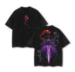 Iris Solo Leveling Anime Vintage Washed Oversized Anime T-Shirt Graphic Tee