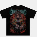 Japanese Anime Manga Inspired Vintage Graphic Streetwear Washed T-Shirt