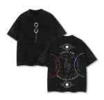 Jujutsu Kaisen Anime Gojo Satoru Limitless Technique Vintage Washed Heavy Cotton Oversized Graphic Tee