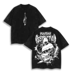 Jujutsu Kaisen Anime Toji Fushiguro V2 Heavenly Restriction Vintage Washed Oversized Graphic T-Shirt