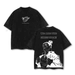 Jujutsu Kaisen Aoi Todo We Are The Exception Quote Vintage Washed Oversized Anime Manga Graphic T-Shirt