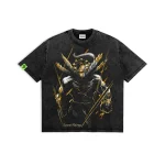 Jujutsu Kaisen Mahoraga Vintage Anime Washed T-Shirt - Japanese Anime Oversized Streetwear Tee For Men And Women
