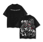 Jujutsu Kaisen Suguru Geto Dragon Curse Worst Sorcerer Vintage Washed Oversized Anime Manga Graphic T-Shirt