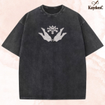 Jujutsu Kaisen Ten Shadows Sword Of Exorcism Anime Vintage Washed T-Shirt