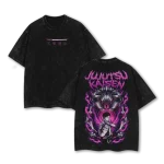 Jujutsu Kaisen Yuta Okkotsu Rika Orimoto Queen Of Curses Vintage Washed Oversized Anime Manga Graphic T-Shirt