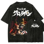 Kaneki Ken Red Eye Portrait Vintage Washed Anime Tee