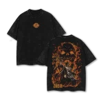 Kenpachi Zaraki Bleach Thousand Year Blood War Vintage Washed Oversized T-Shirt Gotei 13 Captain Anime Manga Graphic Tee