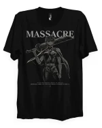 Jujutsu Kaisen Maki Massacre Washed Anime T-Shirt – Distressed Manga Shirt, Oversized Anime T-Shirt