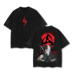 Naruto Obito Uchiha Tobi Akatsuki Masked Man Vintage Washed Oversized Anime Manga Graphic T-Shirt