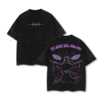 Naruto Pain Nagato Akatsuki Leader Rinnegan Vintage Acid Washed Oversized Anime Manga Graphic T-Shirt