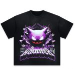 Pokemon Anime Fan Art Vintage Washed T-Shirt Unisex Graphic Tee