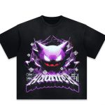 Pokemon Anime Fan Art Vintage Washed T-Shirt Unisex Graphic Tee